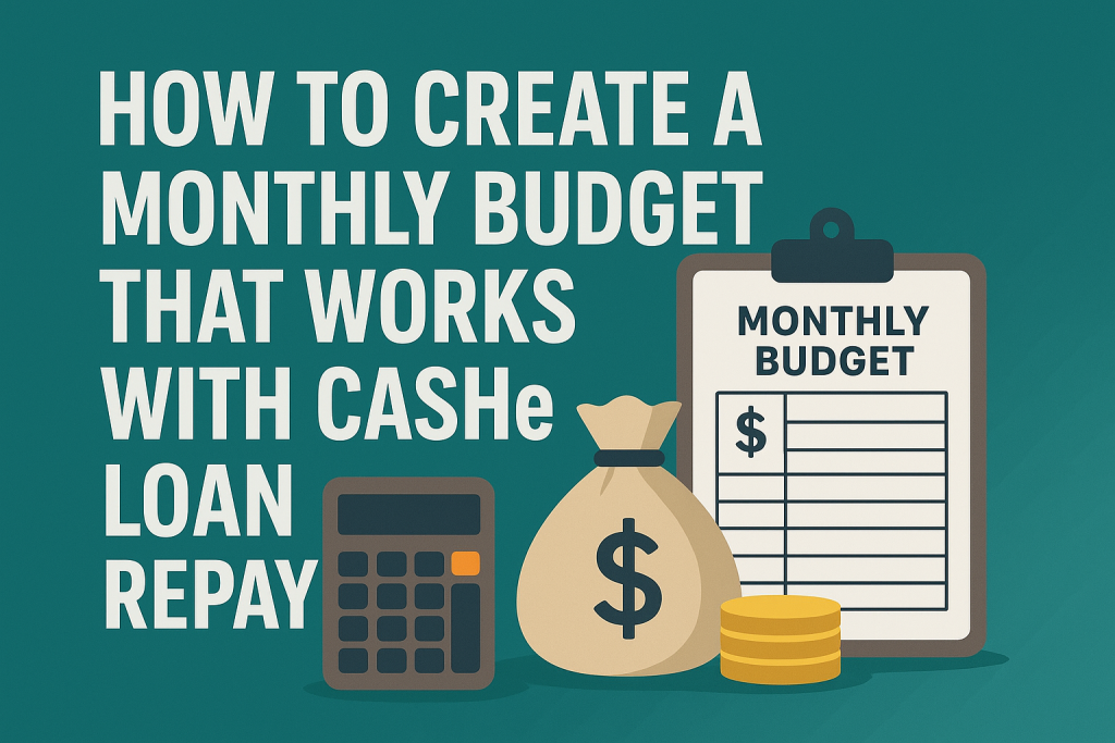 How to Create a Monthly Budget That Works with CASHe Loan Repayments